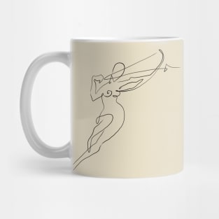 Sagittarius Celestial Line Art Mug